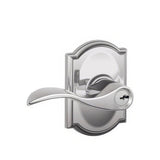 Schlage F51AACC625CAM polished chrome keyed entry door lever