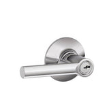 Schlage F51ABRW625 bright chrome keyed entry door lever