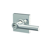 Schlage F51ABRW625COL bright chrome keyed entry door lever