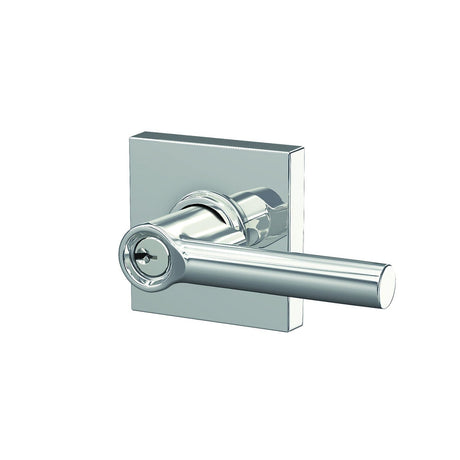 Schlage F51ABRW625COL bright chrome keyed entry door lever