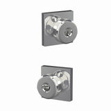 Schlage F51ABWE625COL bright chrome keyed entry door knob