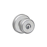 Schlage F51ABWE626GSN F Series keyed entry door knob, additional view