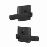 Schlage F51ACYB622DLT matte black keyed entry door lever