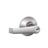 Schlage F51AELA619 satin nickel keyed entry door lever