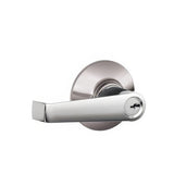 Schlage F51AELA625 polished chrome keyed entry door lever