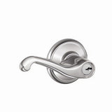 Schlage F51AFLA625 polished chrome keyed entry door lever