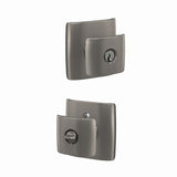 Schlage F51AGAN619DLT satin nickel keyed entry door knob