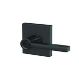 Schlage F51ALAT622COL matte black keyed entry door lever