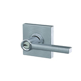 Schlage F51ALAT626COL satin chrome keyed entry door lever