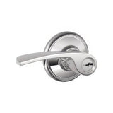 Schlage F51AMER625 polished chrome keyed entry door lever