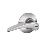 Schlage F51AMNH625 polished chrome keyed entry door lever