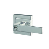 Schlage F51ANBK625ULD bright chrome keyed entry door lever