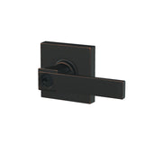 Schlage F51ANBK716COL aged bronze keyed entry door lever