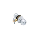 Schlage F51AORB626 satin chrome keyed entry door knob