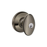 Schlage F51ASIE620 antique pewter keyed entry door knob