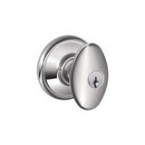 Schlage F51ASIE625 polished chrome keyed entry door knob