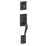 Schlage F58ADD622 matte black single cylinder handleset