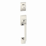 Schlage F58CEN618 bright nickel single cylinder handleset