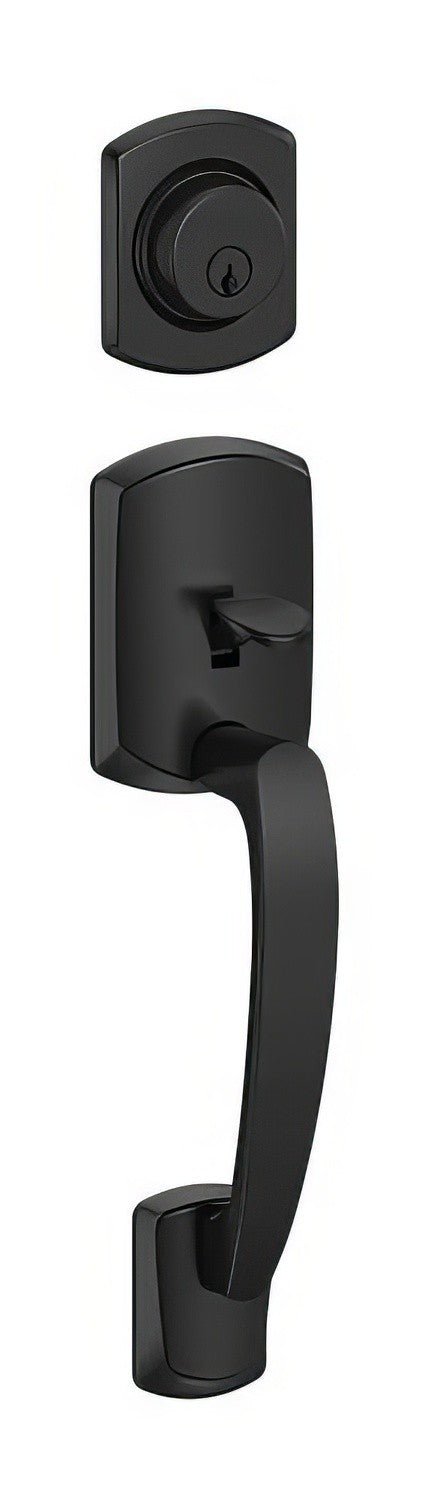 Schlage F58GRW622 F Series single cylinder handleset, additional view