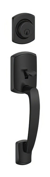 Schlage F58GRW622 F Series single cylinder handleset, additional view