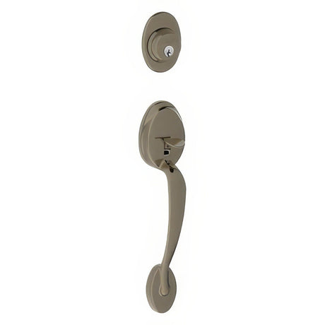 Schlage F58PLY620 antique pewter single cylinder handleset
