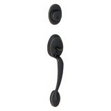Schlage F58PLY716 aged bronze single cylinder handleset