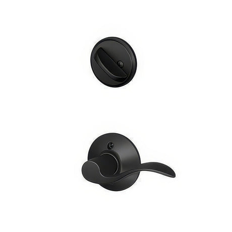 Schlage F59ACC622LH matte black dummy interior pack