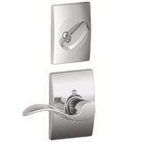 Schlage F59ACC625CENRH bright chrome single cylinder interior pack