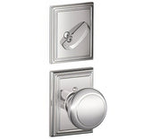 Schlage F59AND625ADD bright chrome dummy interior pack