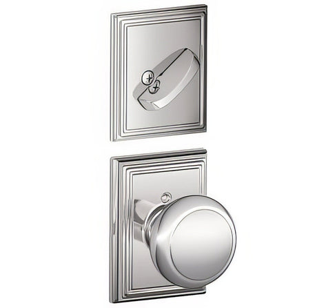 Schlage F59AND625ADD bright chrome dummy interior pack
