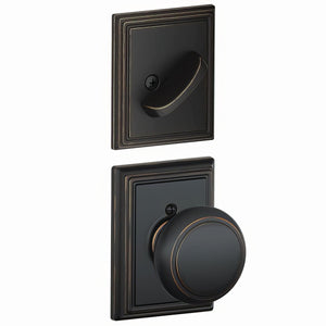 Schlage F59-AND-ADD F-Series Andover Interior Pack Knob