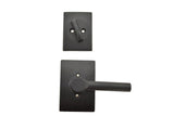 Schlage F59BRW622CEN matte black interior active trim
