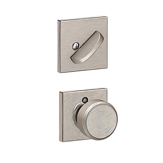 Schlage F59BWE619COL satin nickel interior active trim