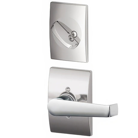 Schlage F59ELA625CEN bright chrome interior trim pack