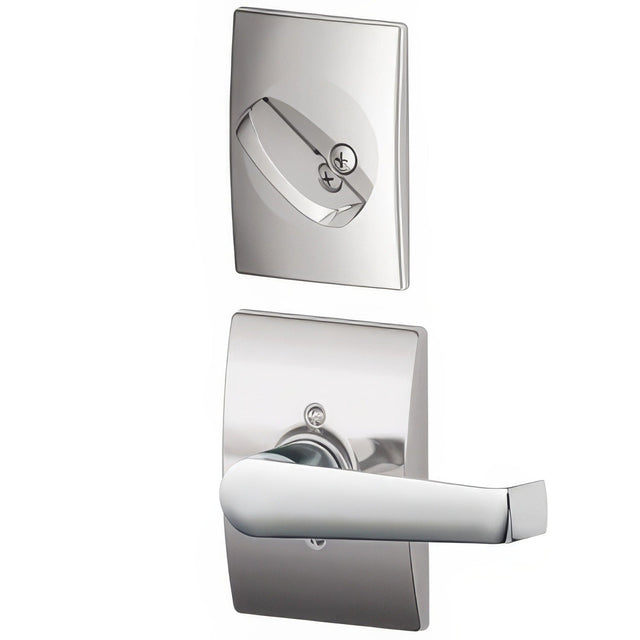 Schlage F59ELA625CEN bright chrome interior trim pack