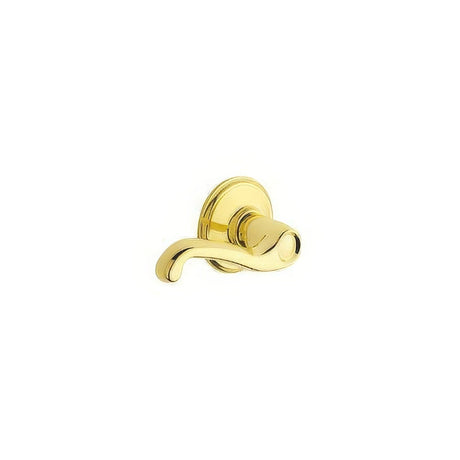Schlage F59FLA605RH polished brass single cylinder trim pack