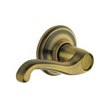 Schlage F59FLA609RH antique brass single cylinder trim pack