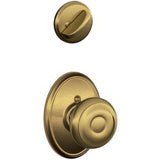 Schlage F59GEO625WKF F59-GEO-WKF F-Series Georgian Interior Pack Knob Bright Chrome