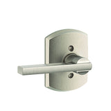 Schlage F59LAT619GRW satin nickel interior active trim