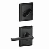 Schlage F59LAT622ADD matte black interior active trim