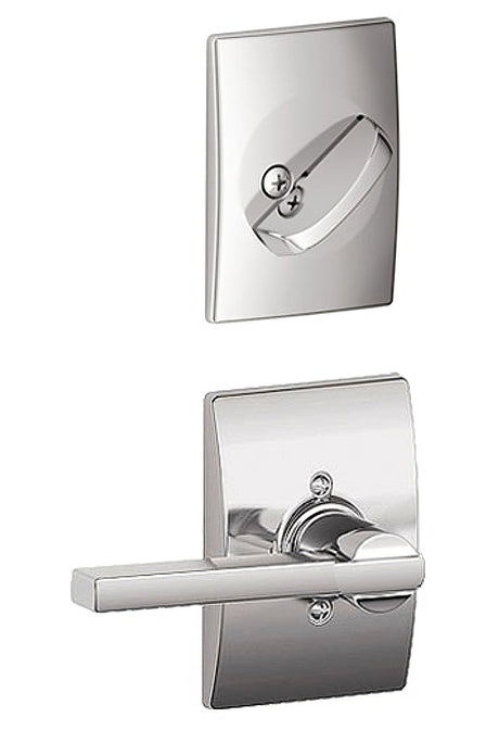 Schlage F59LAT625CEN bright chrome dummy interior pack