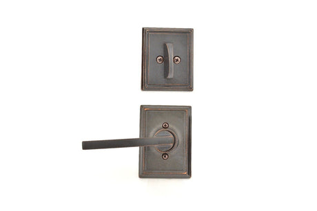 Schlage F59LAT716ADD aged bronze interior active trim