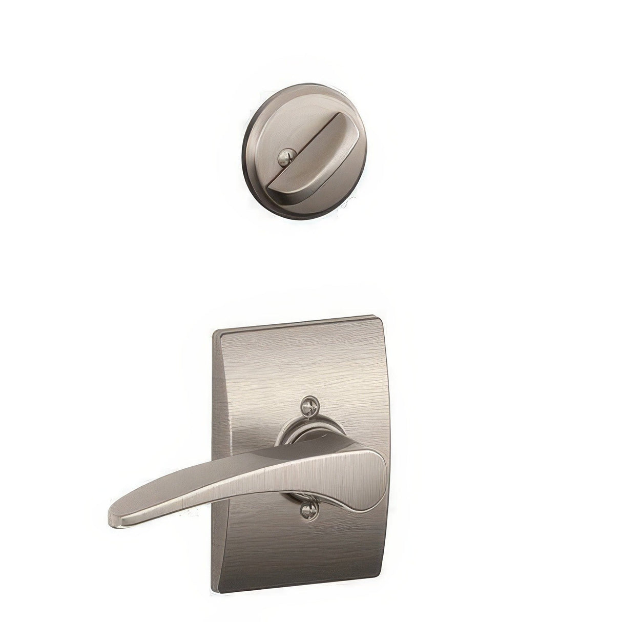 Schlage F59MNH619CENRH satin nickel interior trim pack
