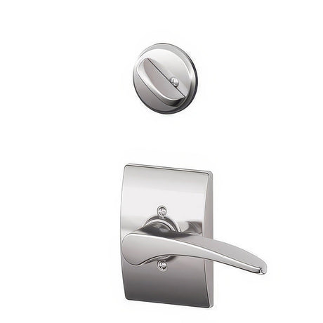 Schlage F59MNH625CENLH bright chrome interior trim pack