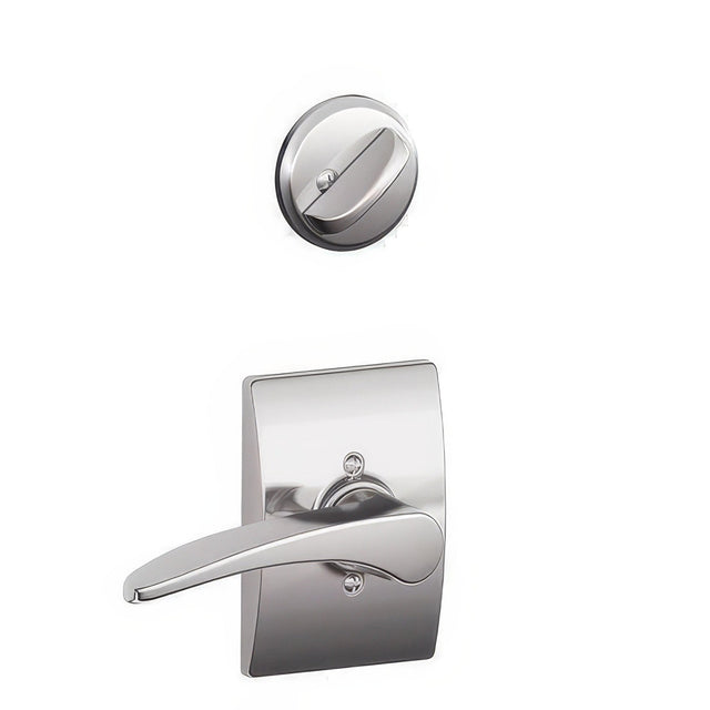 Schlage F59MNH625CENRH bright chrome interior trim pack