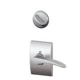 Schlage F59MNH626CENLH satin chrome interior trim pack
