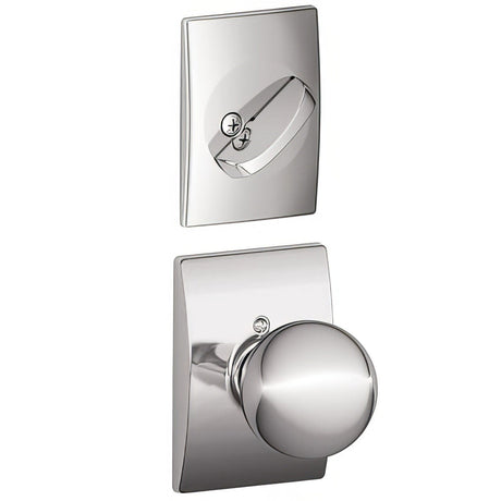 Schlage F59ORB625CEN bright chrome dummy interior pack