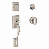 Schlage F62ADD619SIE satin nickel double cylinder handleset