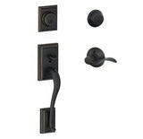 Schlage F62ADD716ACCLH aged bronze single cylinder handleset