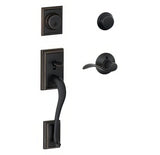 Schlage F62ADD716ACCRH aged bronze double cylinder handleset